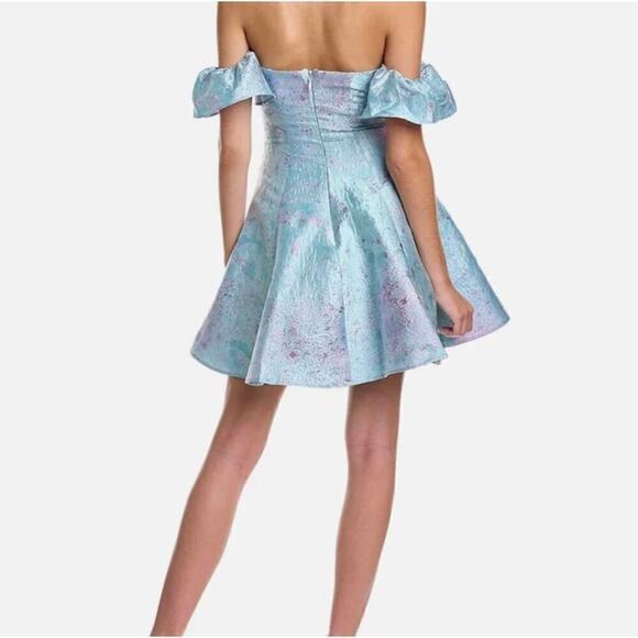 Black by Bariano Hawke Off The Shoulder Minidress - Sz 6 - NWT - Picture 2 of 7